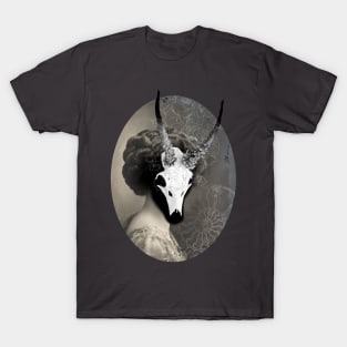 Lady Wendigo Horned Goddess T-Shirt